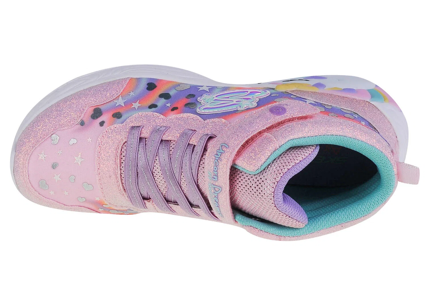 Детские кроссовки для девочек Unicorn Dreams Magical Dreamer Skechers, Rosa — фото 3