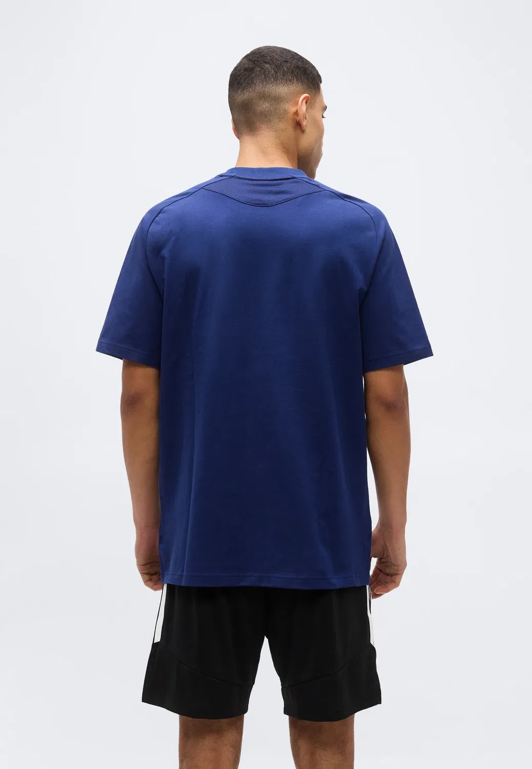 Футболка Tiro travel - спортивная футболка Adidas Performance, Team Navy Blue 2/Black — фото 3