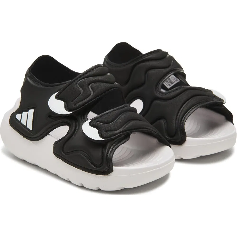 Детские сандалии для плавания Altaswim для младенцев/малышей Adidas, Black/White