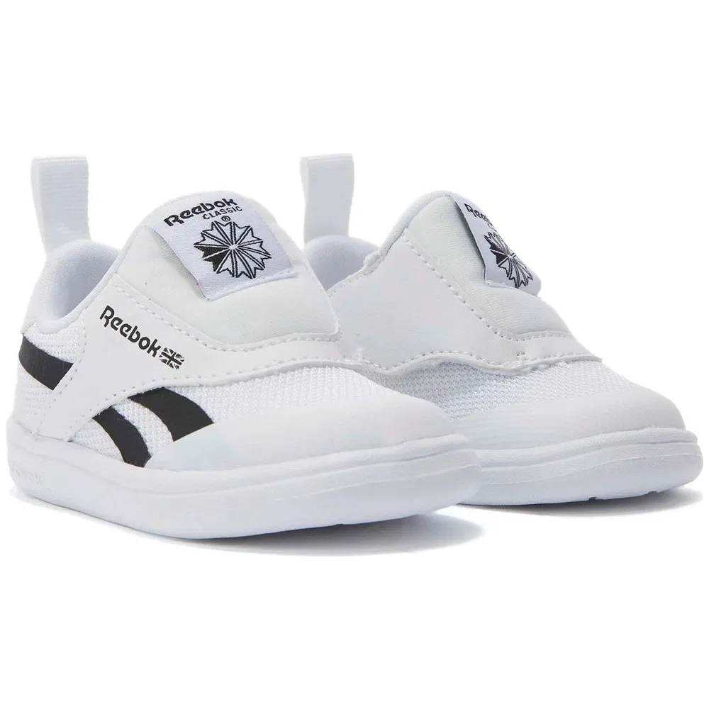 Детские кроссовки без шнуровки Club C Revenge Slip On Белые Reebok — фото 2