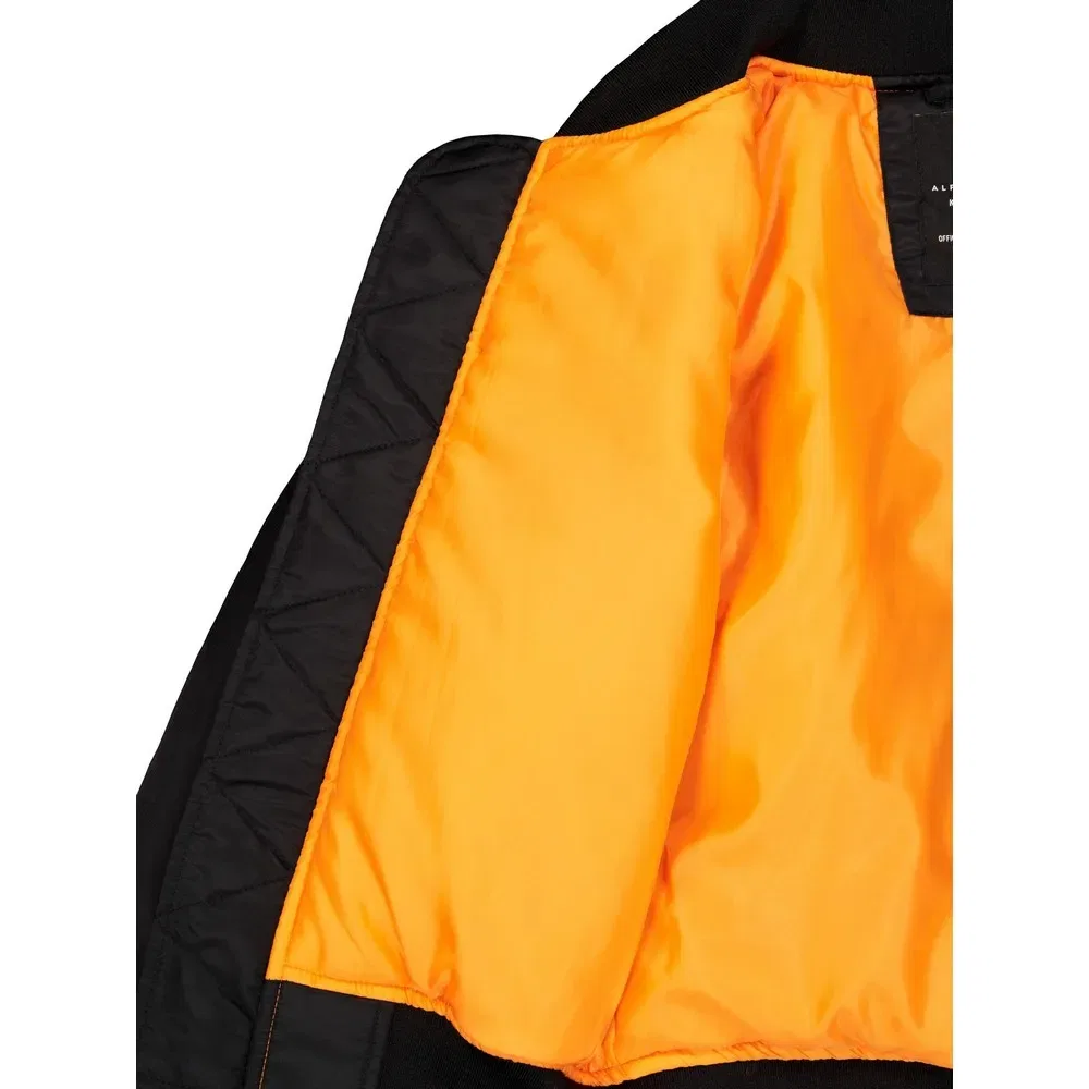 Детская куртка-бомбер Alpha industries MA-1 K, Black — фото 3