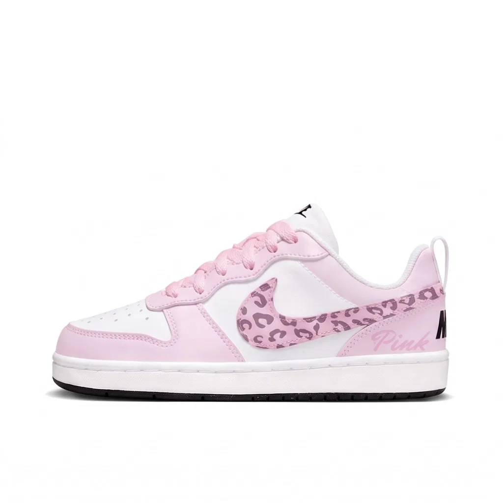 Детские кроссовки для скейтбординга с принтом Pink Leopard Nike, Pink Leopard — фото 3