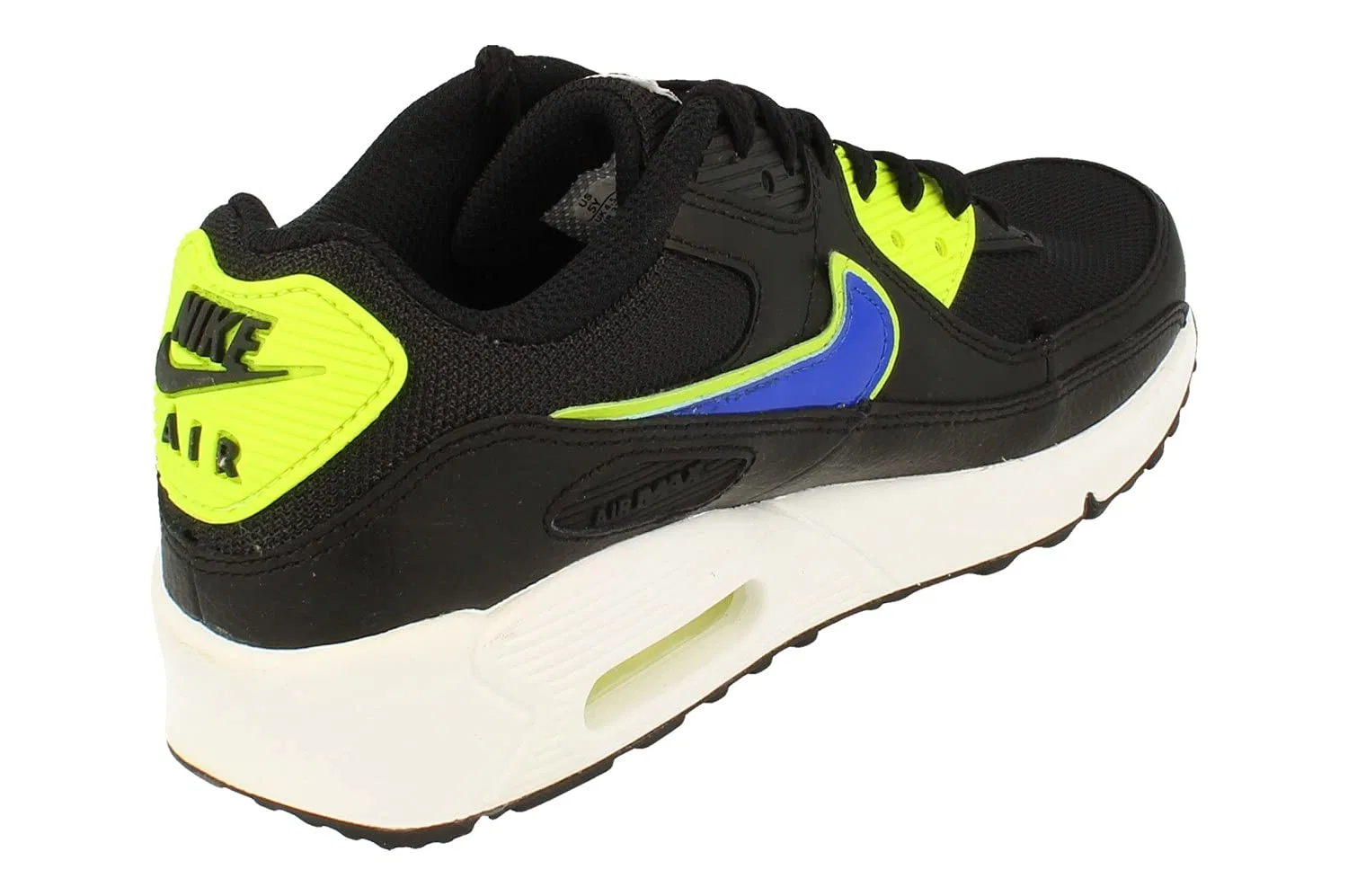 Детские кроссовки для мальчиков с принтом Air Max 90 NIKE, Черный — фото 3