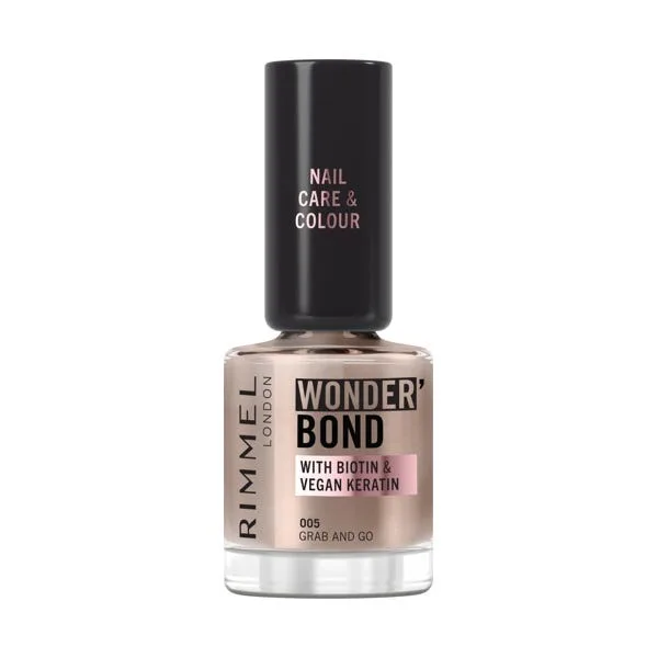 Лак для ногтей RIMMEL LONDON Wonderbond Nail, 005 Grab and go
