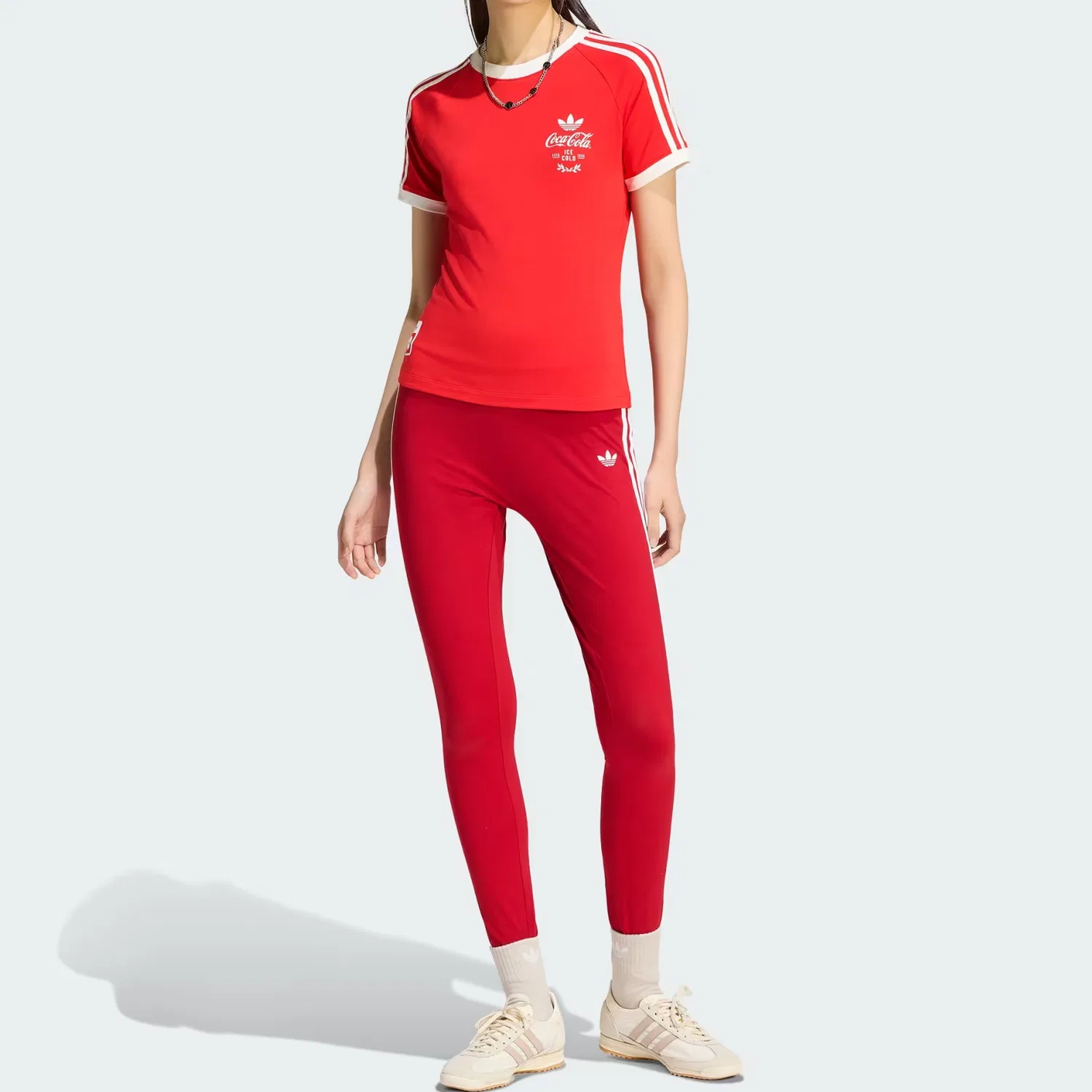 Футболка Coca Cola, Adidas Originals, Bright Red — фото 3