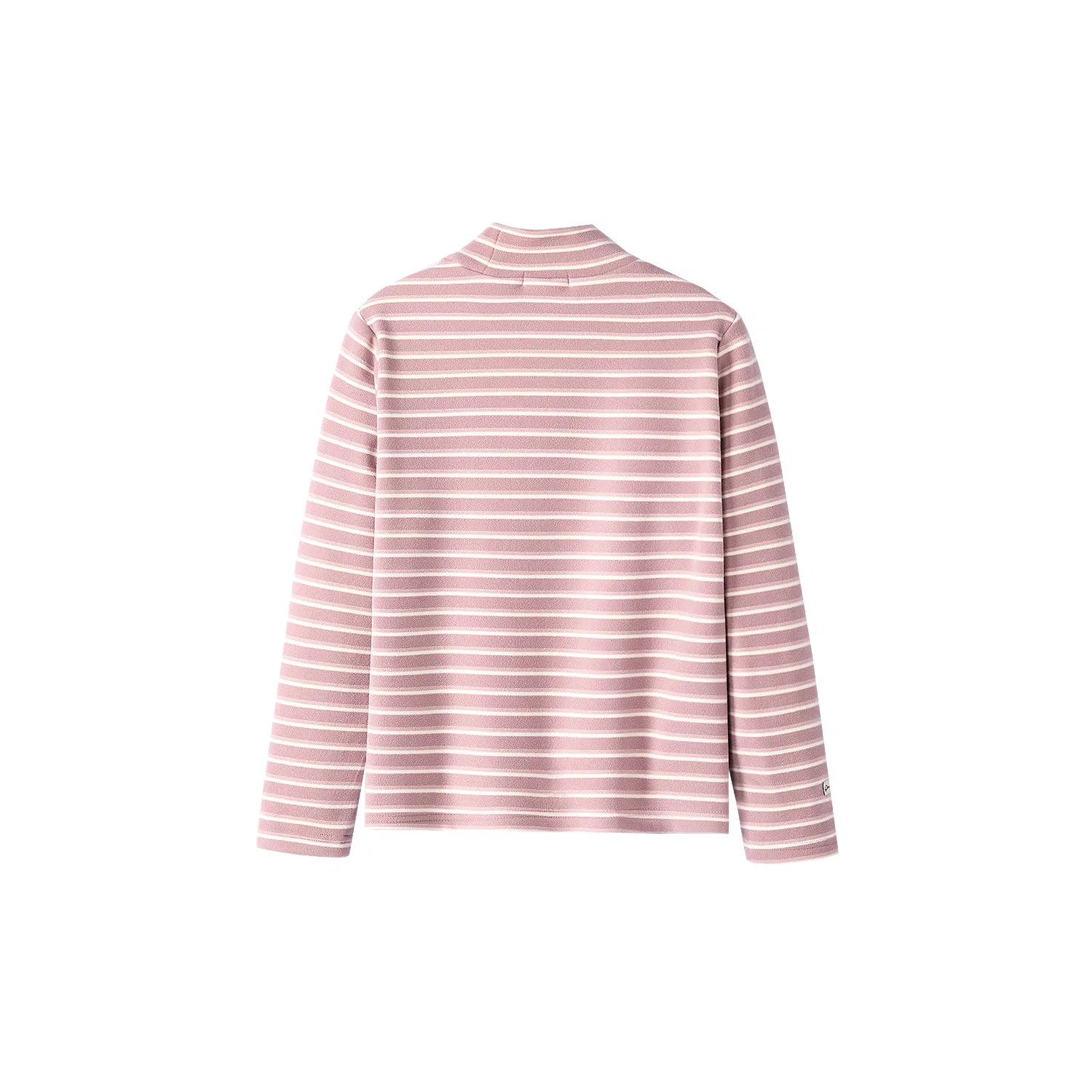 Детская футболка с высоким воротом с принтом HLA, Pink Stripes 15 — фото 3