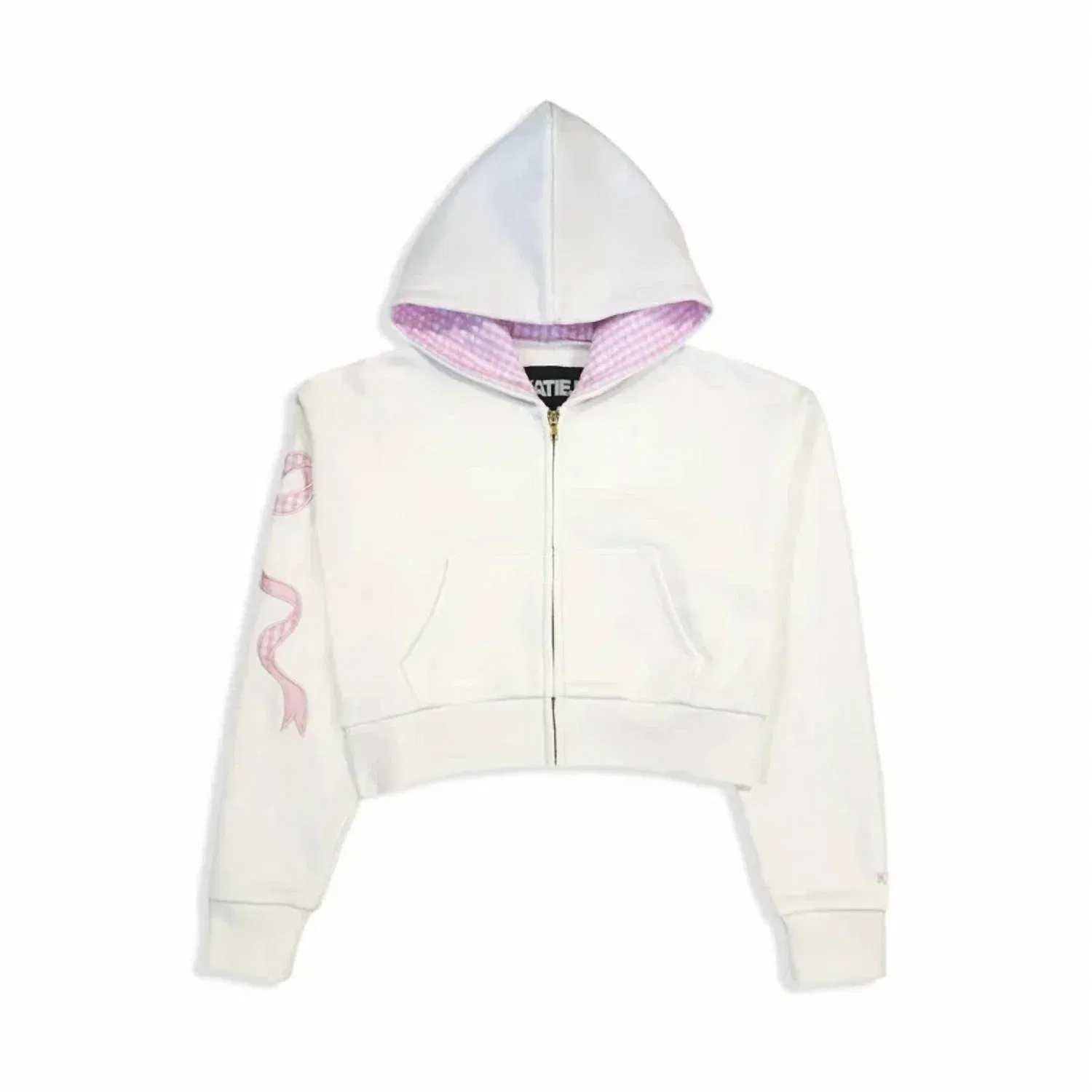 Детское худи для девочек с бантом Dylan Bow KatieJnyc, Vintage White — фото 2