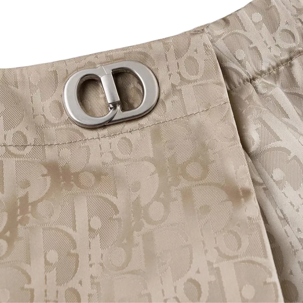 Женская повседневная юбка короткая бежевая DIOR, Beige — фото 4
