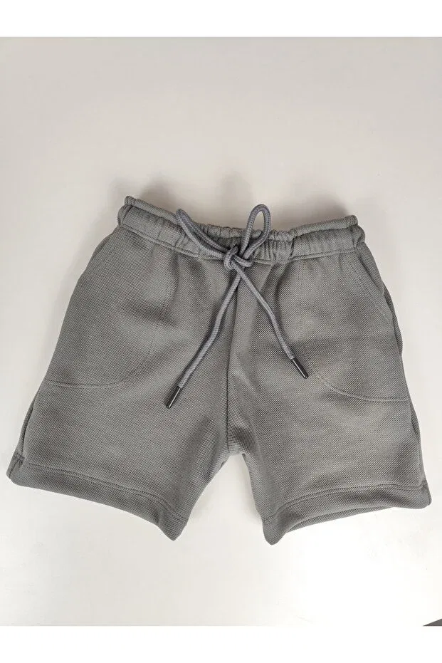 Детские шорты для мальчиков хлопковые Basics Pour La Riviere, Gray