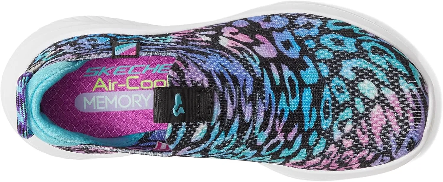 Детские кроссовки для девочек Ultra Flex 3.0-Safari Shine Skechers, Black/Multi — фото 2