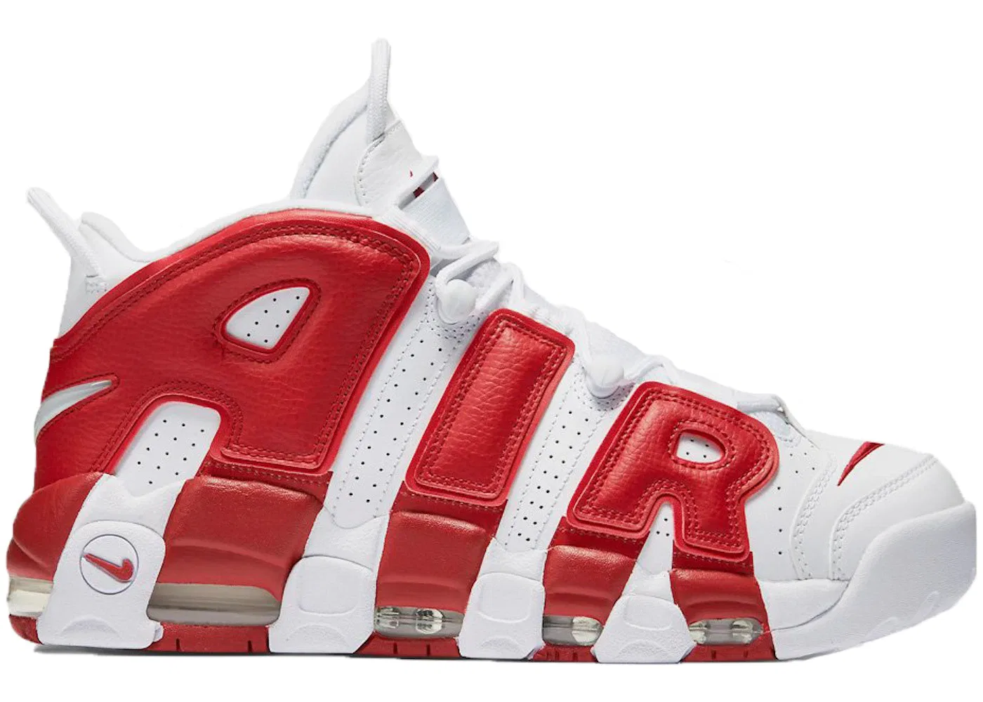 Детские кроссовки Lifestyle Nike Air More, White/Varsity Red