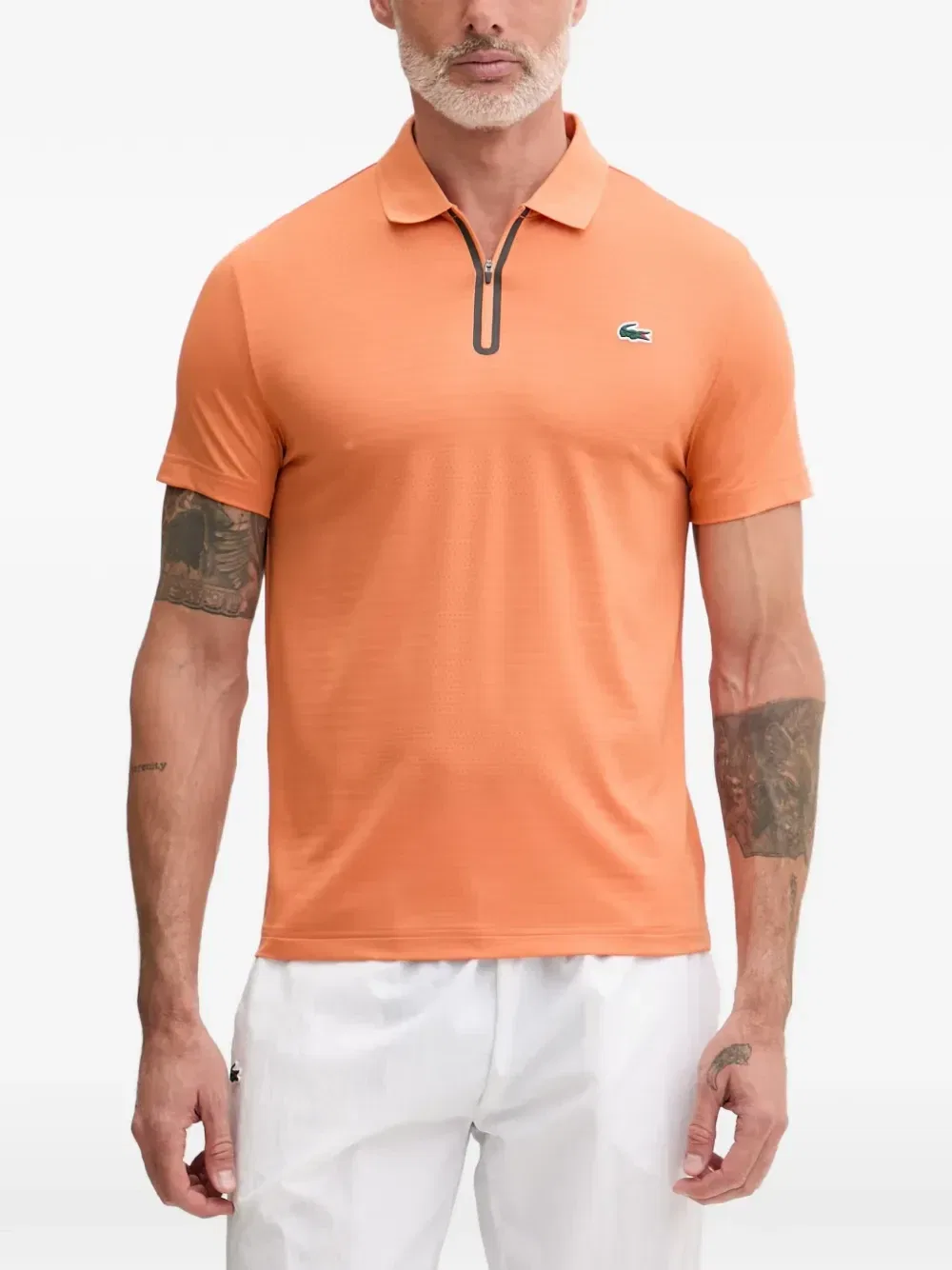 Поло для тенниса Ultra-ry Lacoste, оранжевый