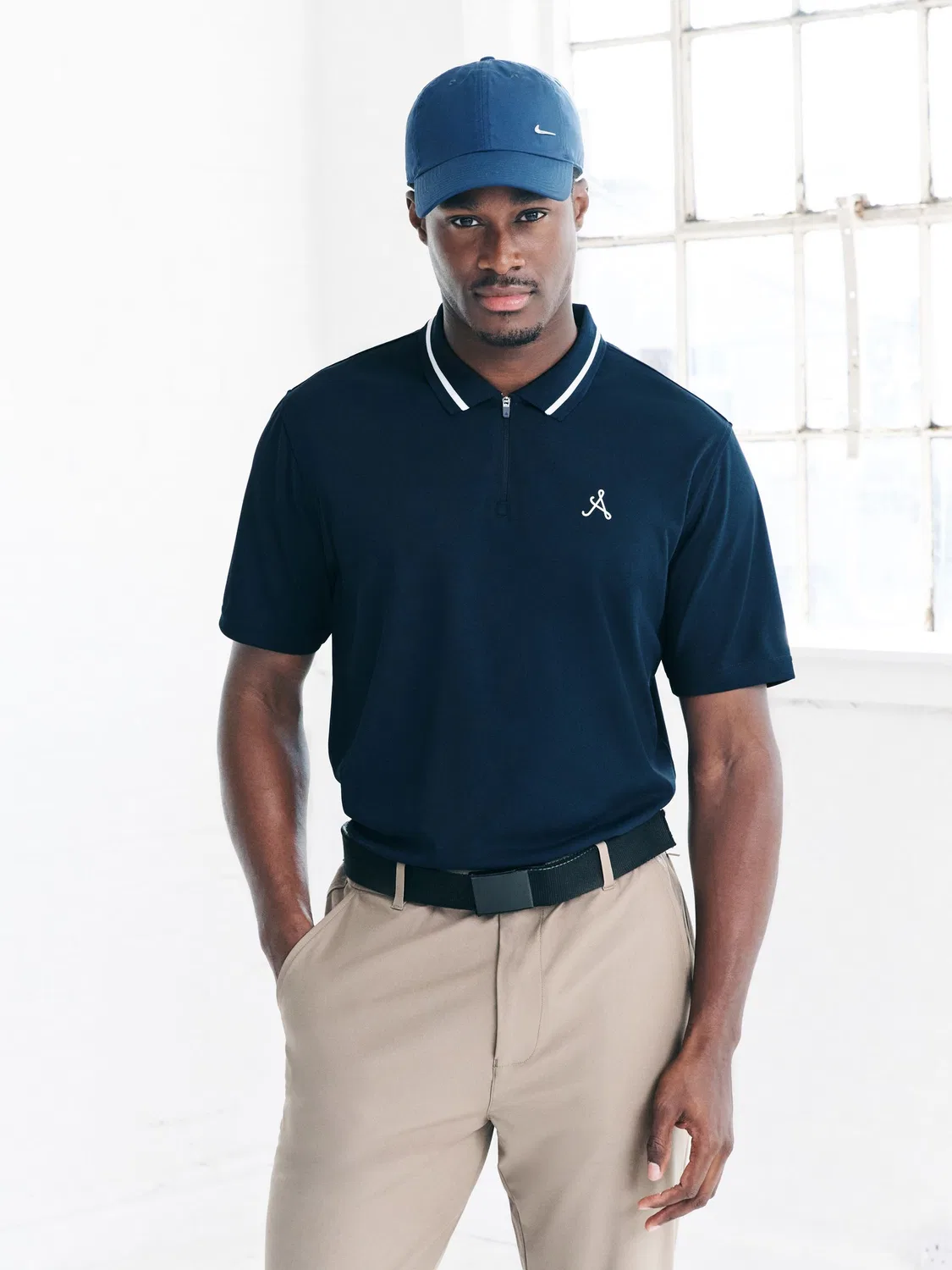 Поло Active Tipped Golf Next, Navy Blue