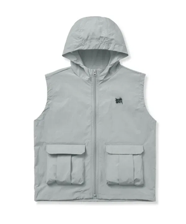 Жилет с подсветкой Kids Tag Light Hood, Brownbreath Kids, серый — фото 2