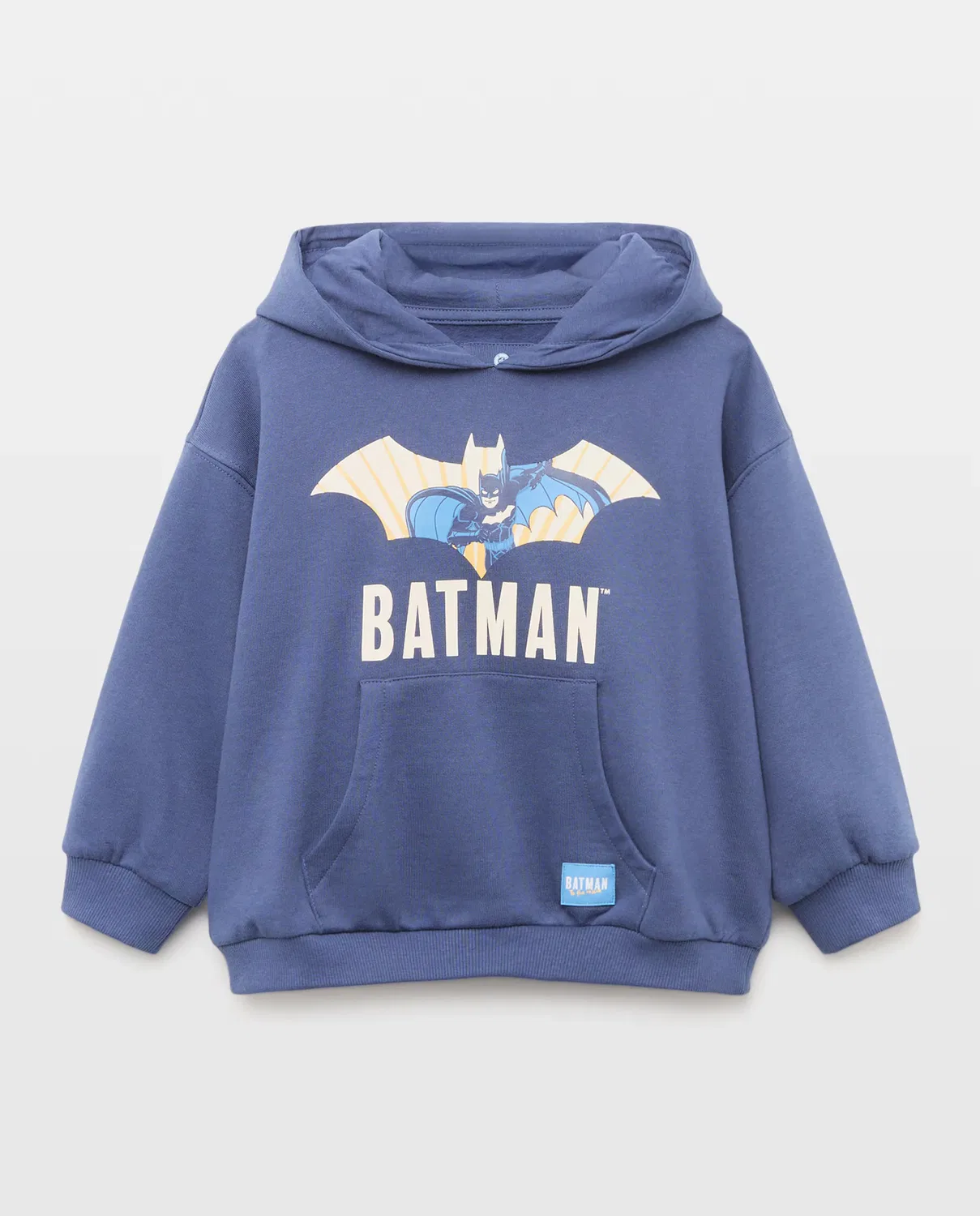 Детская худи с капюшоном с принтом Batman Kids El Corte Inglés, Azul Marino — фото 4