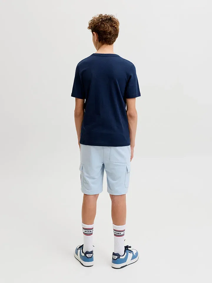 Шорты из футера Gordon Jack & Jones Junior, голубой — фото 3