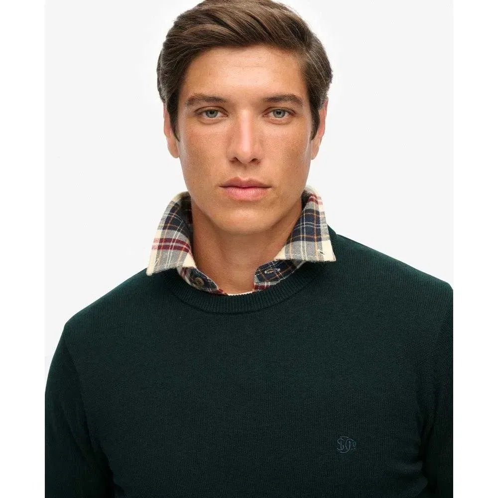 Свитер Essentials Superdry, зеленый — фото 4