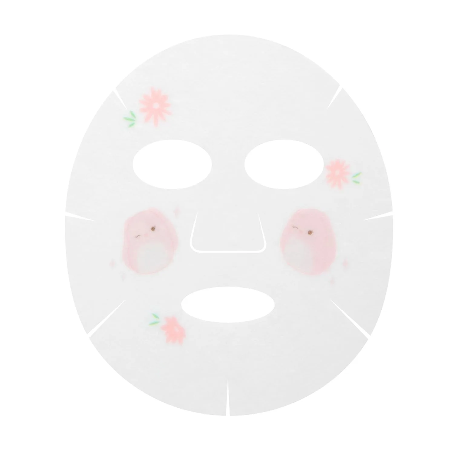 Тканевая маска TONYMOLY — X Squishmallows Satine Hoppy Petals Sheet Mask, успокаивающая с розой и ромашкой — фото 2