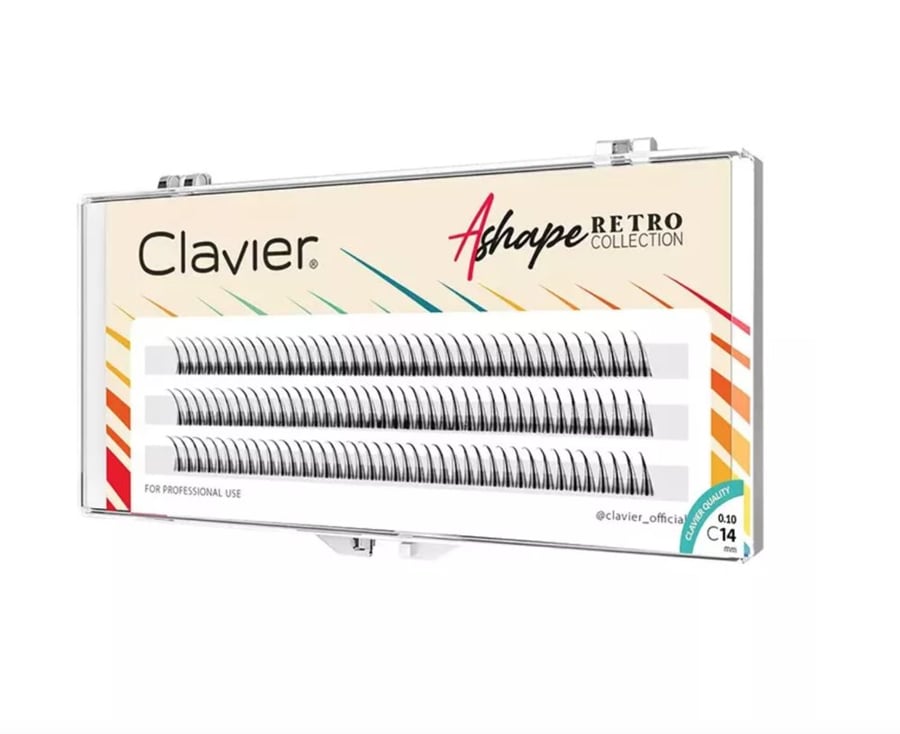 

Ресницы Clavier Ashape C 0.1,14 мм