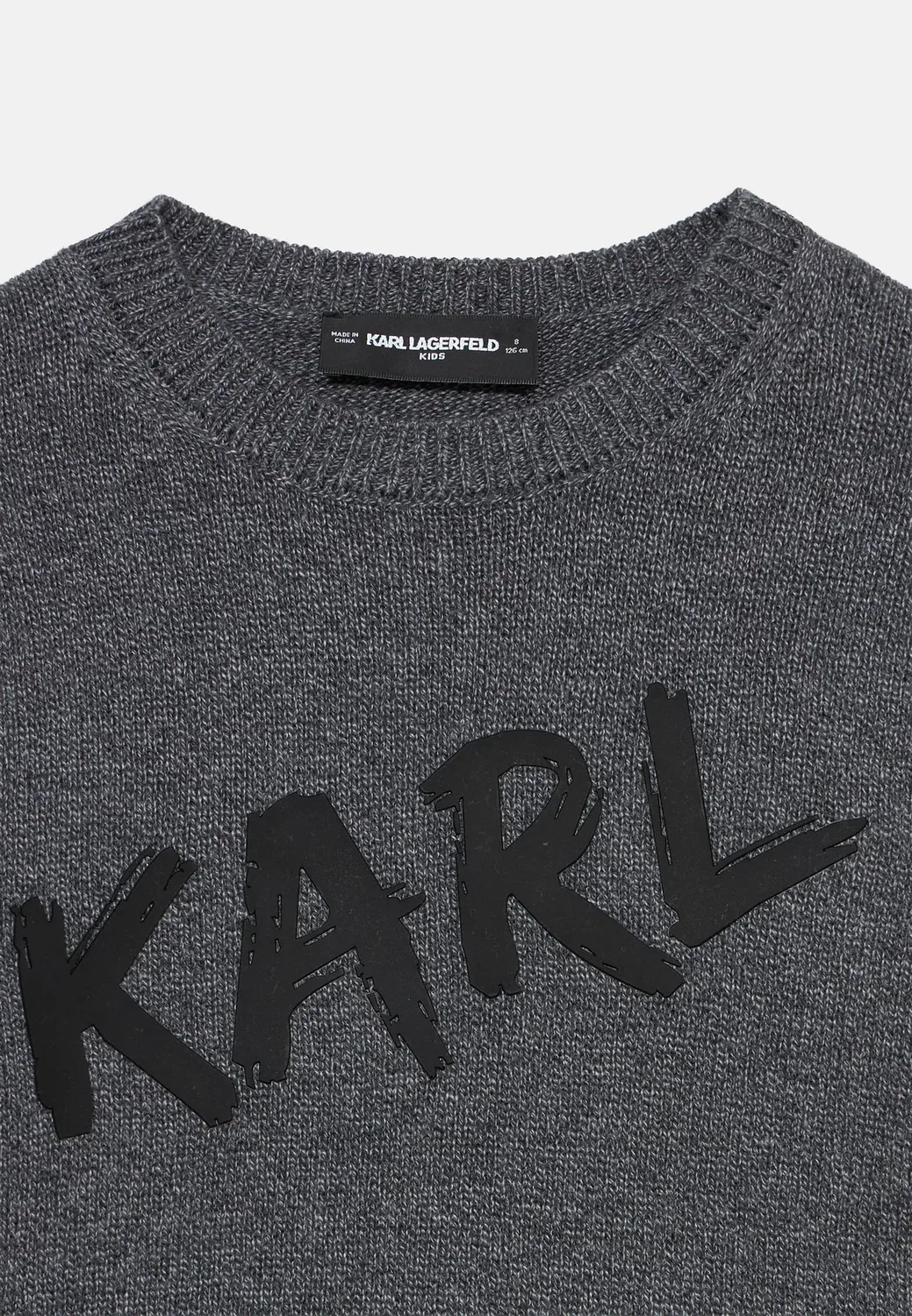 Джемпер унисекс Karl Lagerfeld Kids, Dark Chine Grey — фото 3