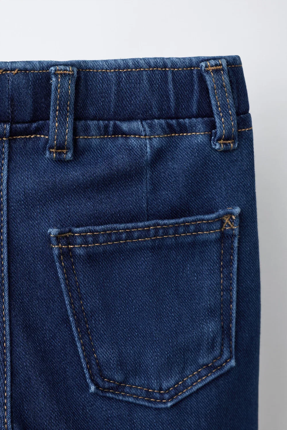 Джинсовые леггинсы ZARA, Mid-blue — фото 4