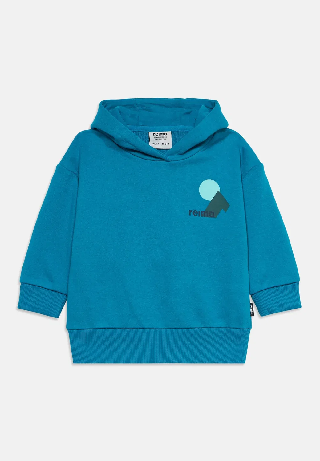 Худи унисекс Huppis Reima, Aquatic Blue