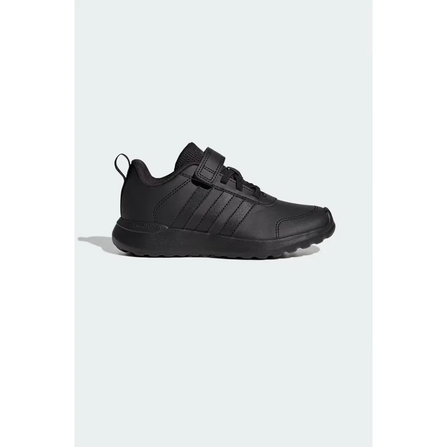 Детские спортивные кроссовки с эластичными шнурками и липучкой VL Move EL C adidas, Черный