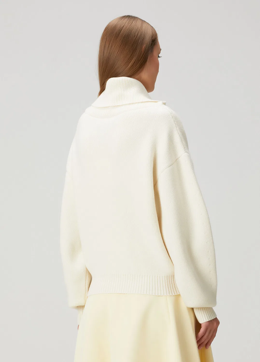Свитер Jacquemus, кремовый — фото 4