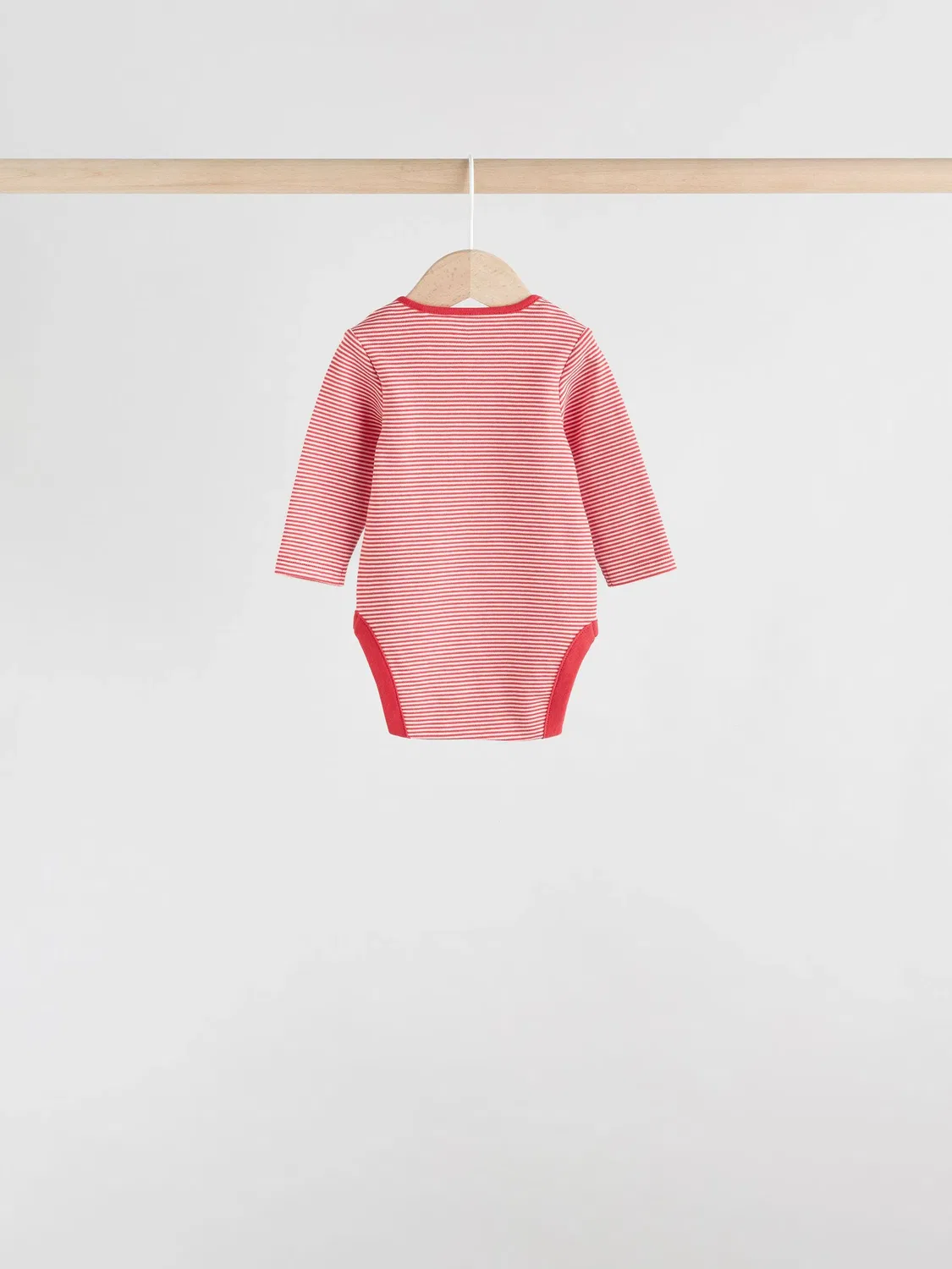 Боди с длинным рукавом, набор 5 шт, Baby London Next, красный — фото 4