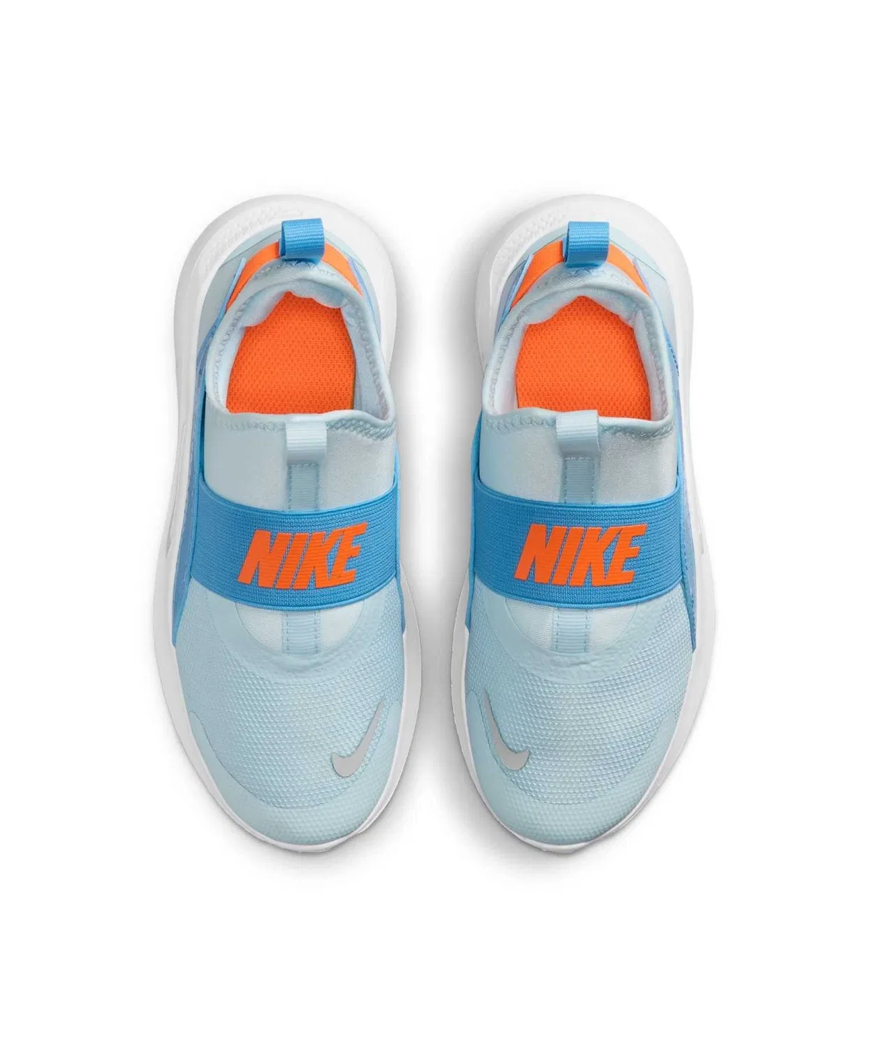 Детские кроссовки без шнурков Flex Runner 4 Little Kids' Shoes NIKE, Glacier Blue — фото 4