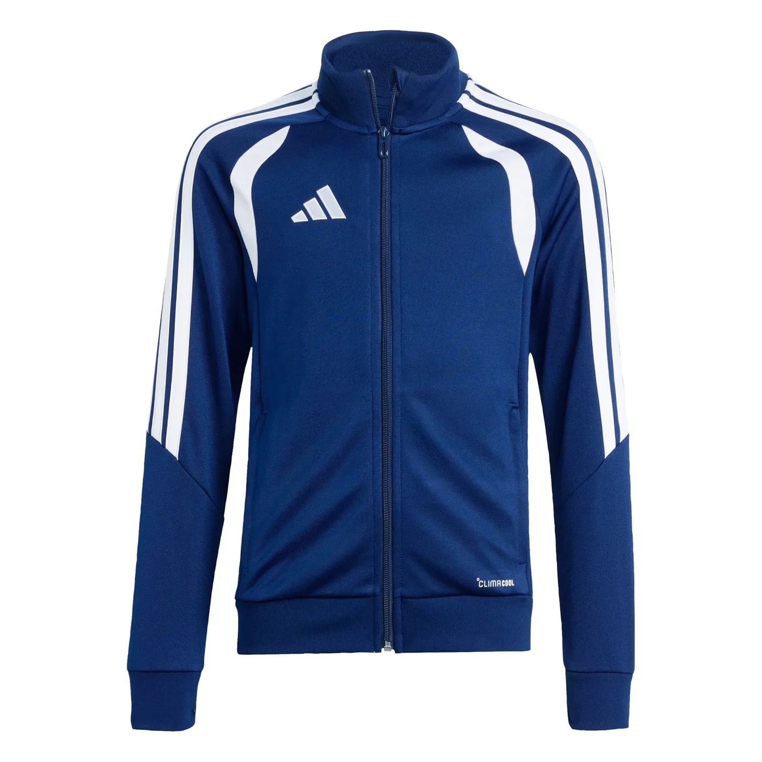 Толстовка на молнии Adidas Performance Athletic Tiro26 League темно-синего цвета