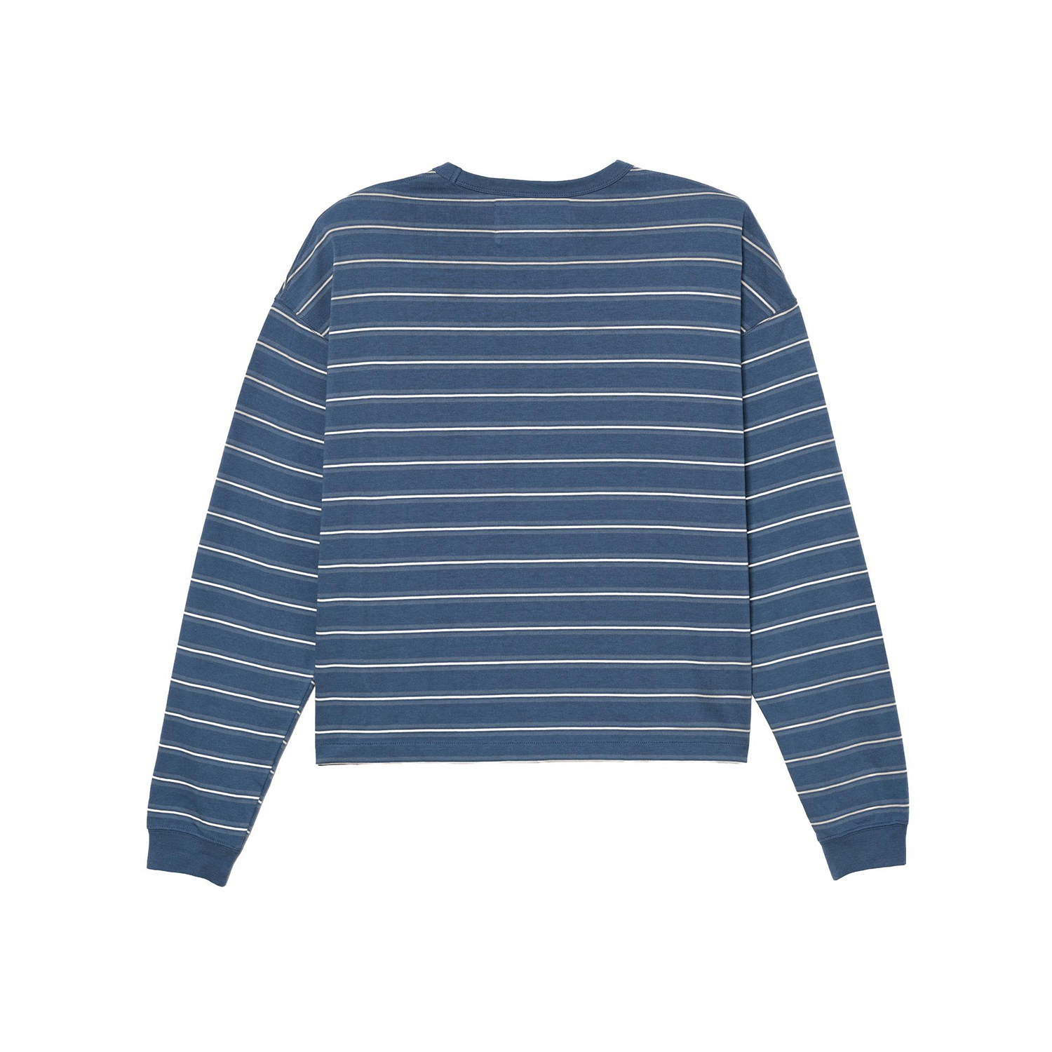 Лонгслив Zara Benito Antonio Collection Striped With Embroidered Pocket, синий — фото 3