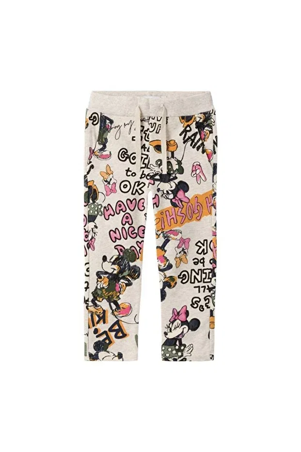 Детский спортивный костюм для девочек с принтом Minnie Mouse Name It, Beige