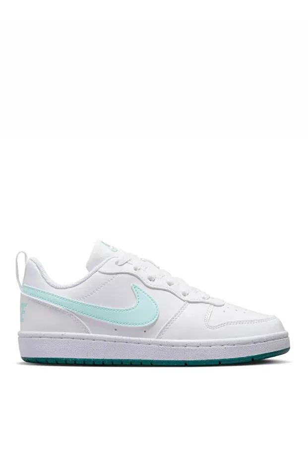Детские кроссовки для девочек шнурки Court Borough Low GS Nike, White