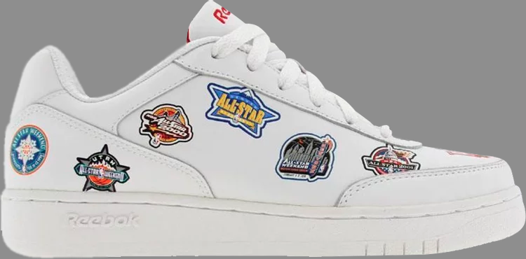 Кроссовки nba downtime low Reebok, белый - фото