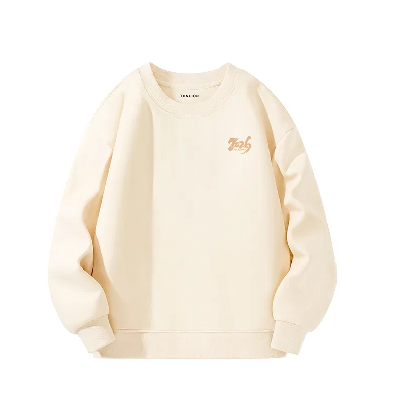 Детский свитшот с принтом Tonlion Tang Lion's Year of the Horse Series, Heather Navy