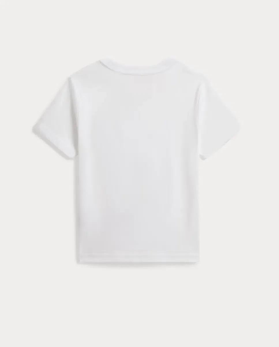 Детская футболка для мальчиков хлопковая Polo Bear Polo Ralph Lauren, Blanco — фото 2