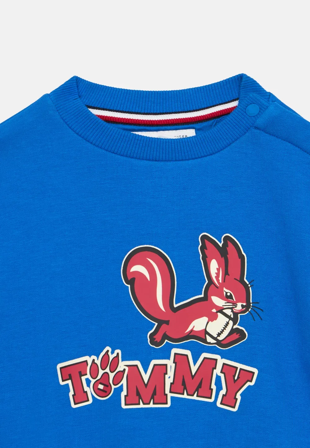 Комплект с круглым вырезом и унисекс - толстовка Tommy Hilfiger, Vibrant Blue — фото 4