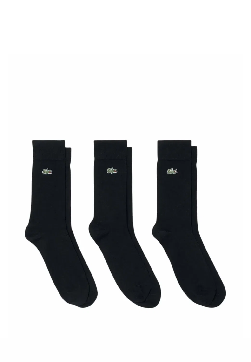 Calze 3 шт., цвет 031, унисекс - носки Lacoste, Black