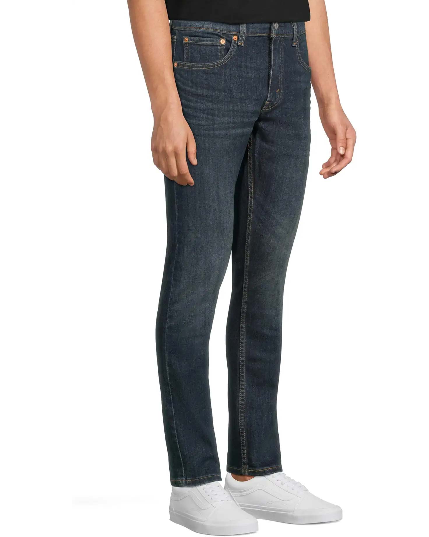 Джинсы Levi's Mens 512 Slim Taper Fit, темный индиго — фото 2