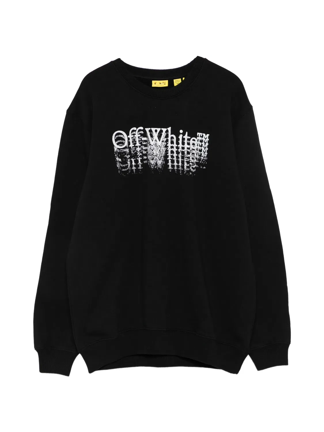 Хлопковый свитшот черного цвета OFF-WHITE, черный