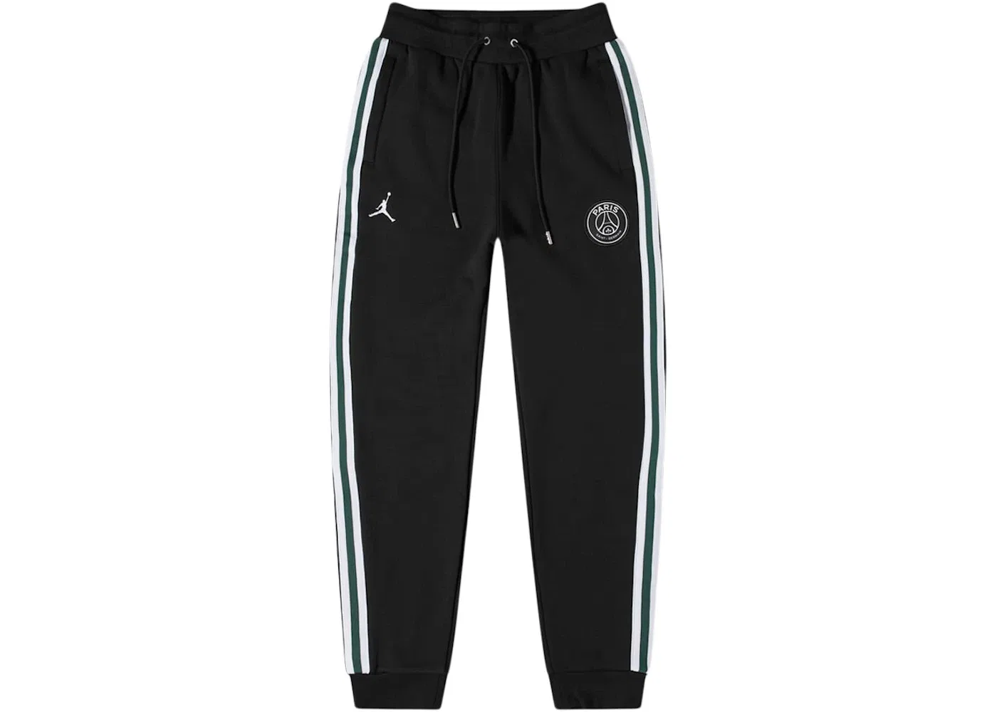 Мужские штаны из флиса Jordan x PSG Paris Saint Germain, Black/White/Green