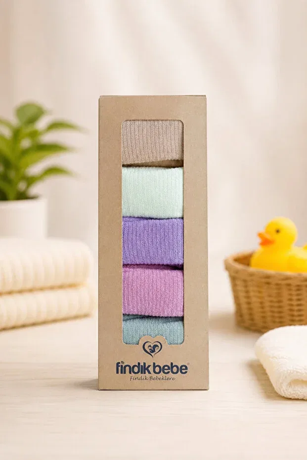 Детские носки хлопковые 5 пар Esinti, Purple