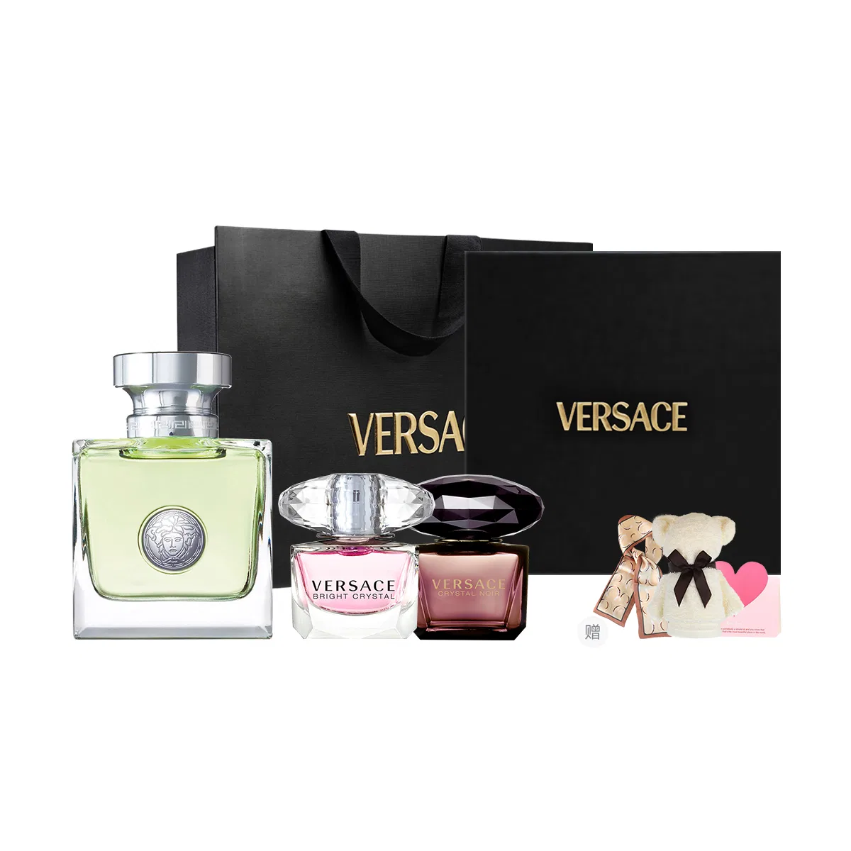 Женский набор парфюмерной воды VERSACE Heartbeat, 50мл+5мл*2, Starry Night/Pink Diamond/Sunset Dream/Dylan, Versace — фото 2