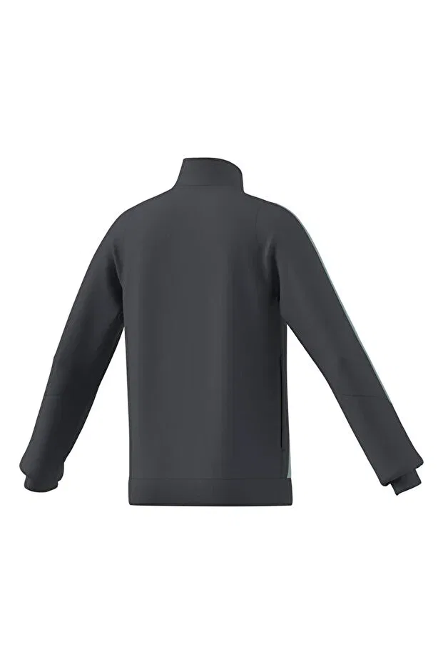 Детское худи для мальчиков с принтом Messi Jkt Y Adidas, Anthracite — фото 2