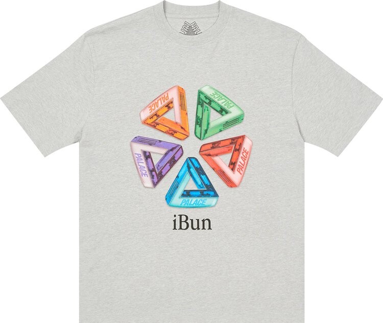 

Футболка Palace Ich Bun T-Shirt 'Grey Marl', серый
