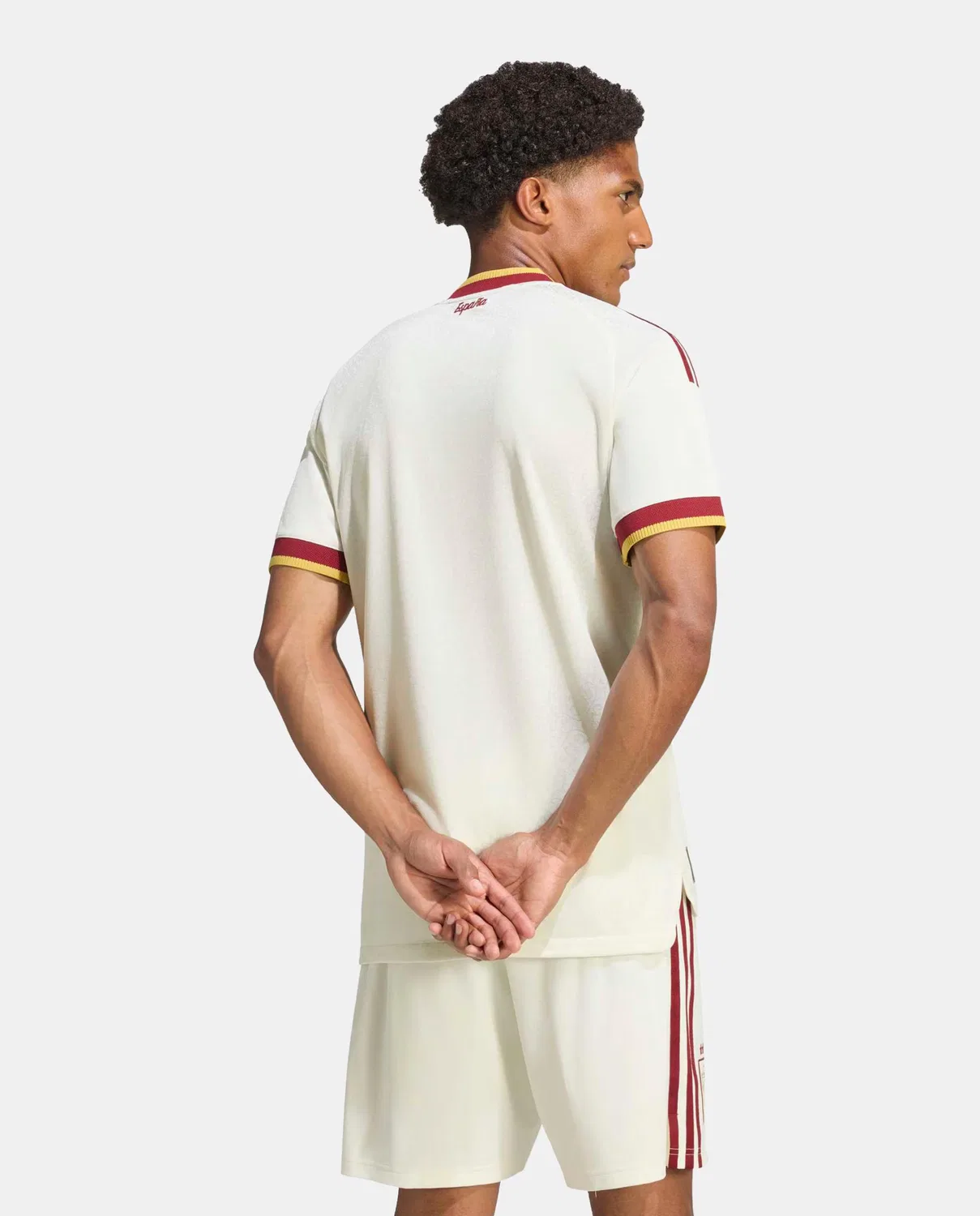 Мужская футболка, 2ª Equipación Authentic España 2 Estrellas, adidas, белый красный — фото 2