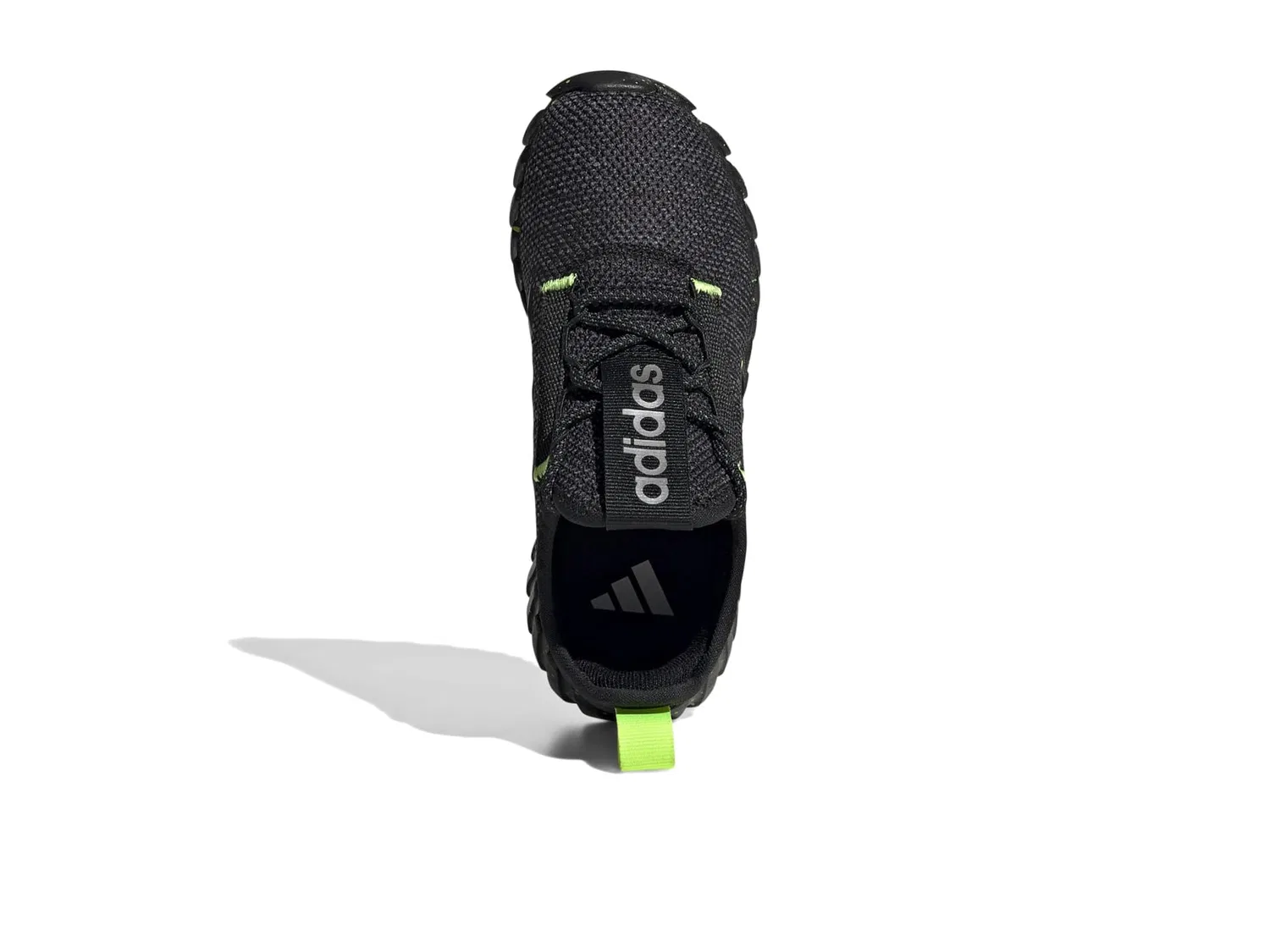 Детские кроссовки с кроссовочной подошвой Kaptir 3.0 Adidas, Black Iron Metallic Lemon Polished — фото 2