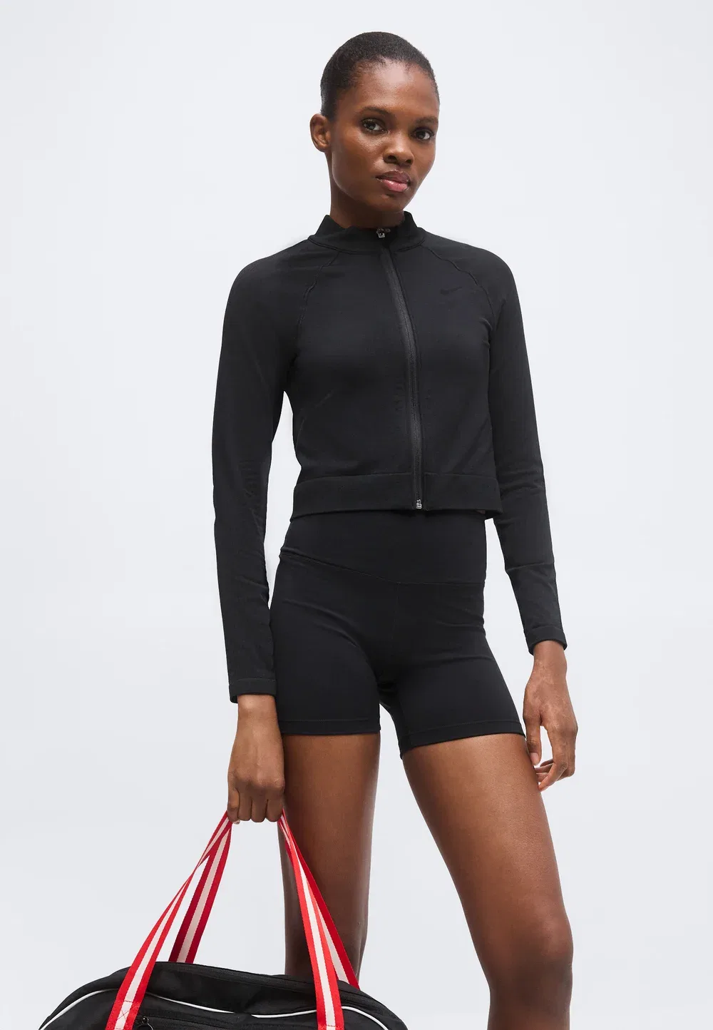 Средний слой - тренировочная куртка Nike Performance, Black — фото 4