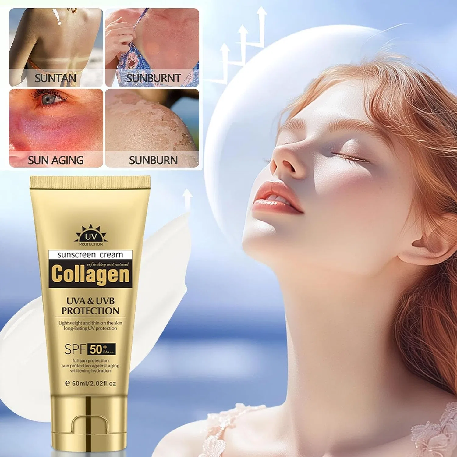 Солнцезащитный крем, SPF 50, 50 г Generic — фото 2